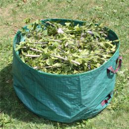 63 Gallons Capacity Reusable Garden Bag Waterproof Leaves Yard Waste Bag