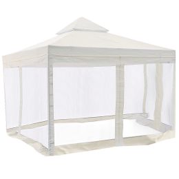 10x10ft 2T Tent Top Ivory w/ Netting