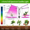 Grow Lights for Indoor Plants, iMounTEK 80W 80 LEDs Plant Lights with Red Blue Full Spectrum 10 Dimmable Level