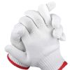 12pcs  White Labor Safe Work Protect Economical Gloves