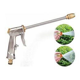 Backyard Garden High Pressure Power Washer Easy Plus Variable Flow Rate Pistol Nozzle (Color: Silver)