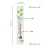 Gardtech Vertical Outdoor Thermometer with Fruit Pattern,11.7 inch Wall Temperature for Garden,Greenhouse,Field,Balcony